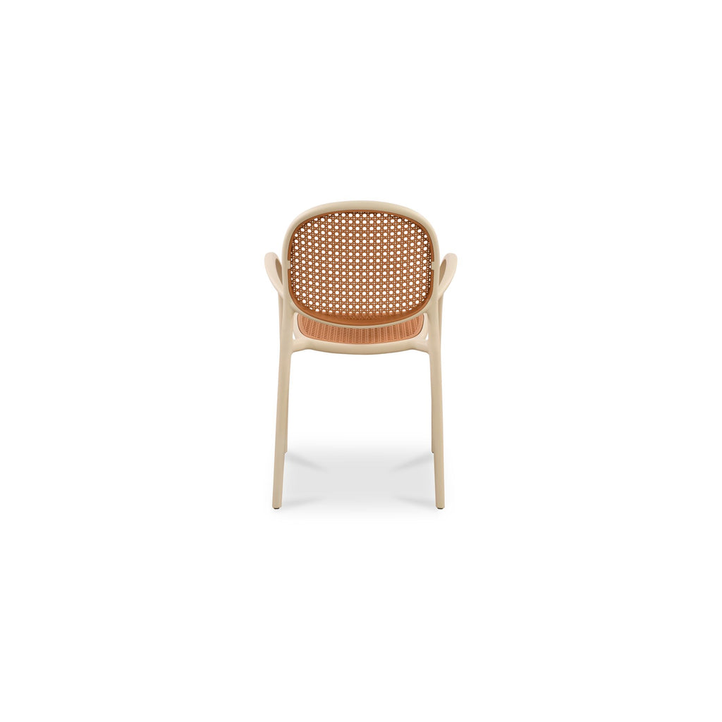 Soren Outdoor Dining Chair White-Set of Two