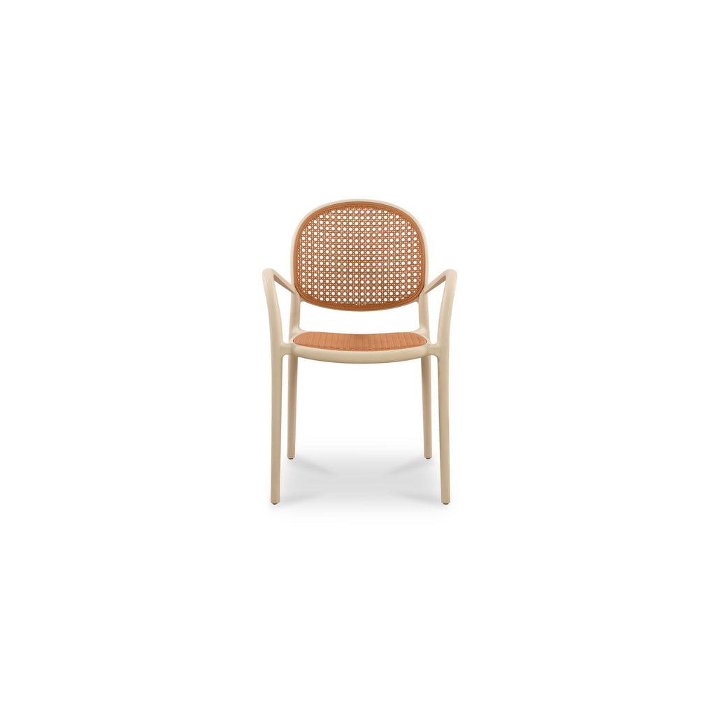 Soren Outdoor Dining Chair White-Set of Two