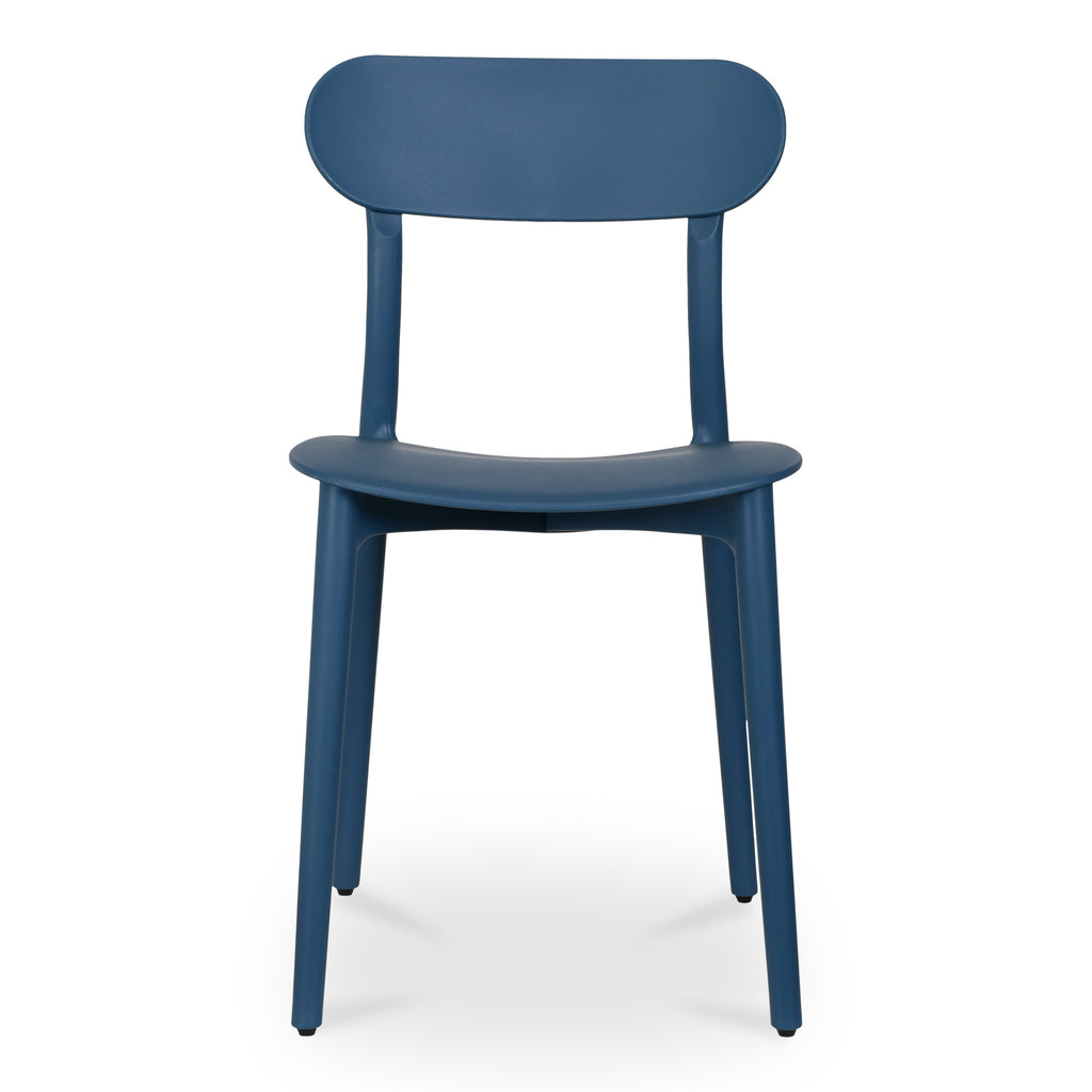 Kent Outdoor Dining Chair Navy - Set Of Two