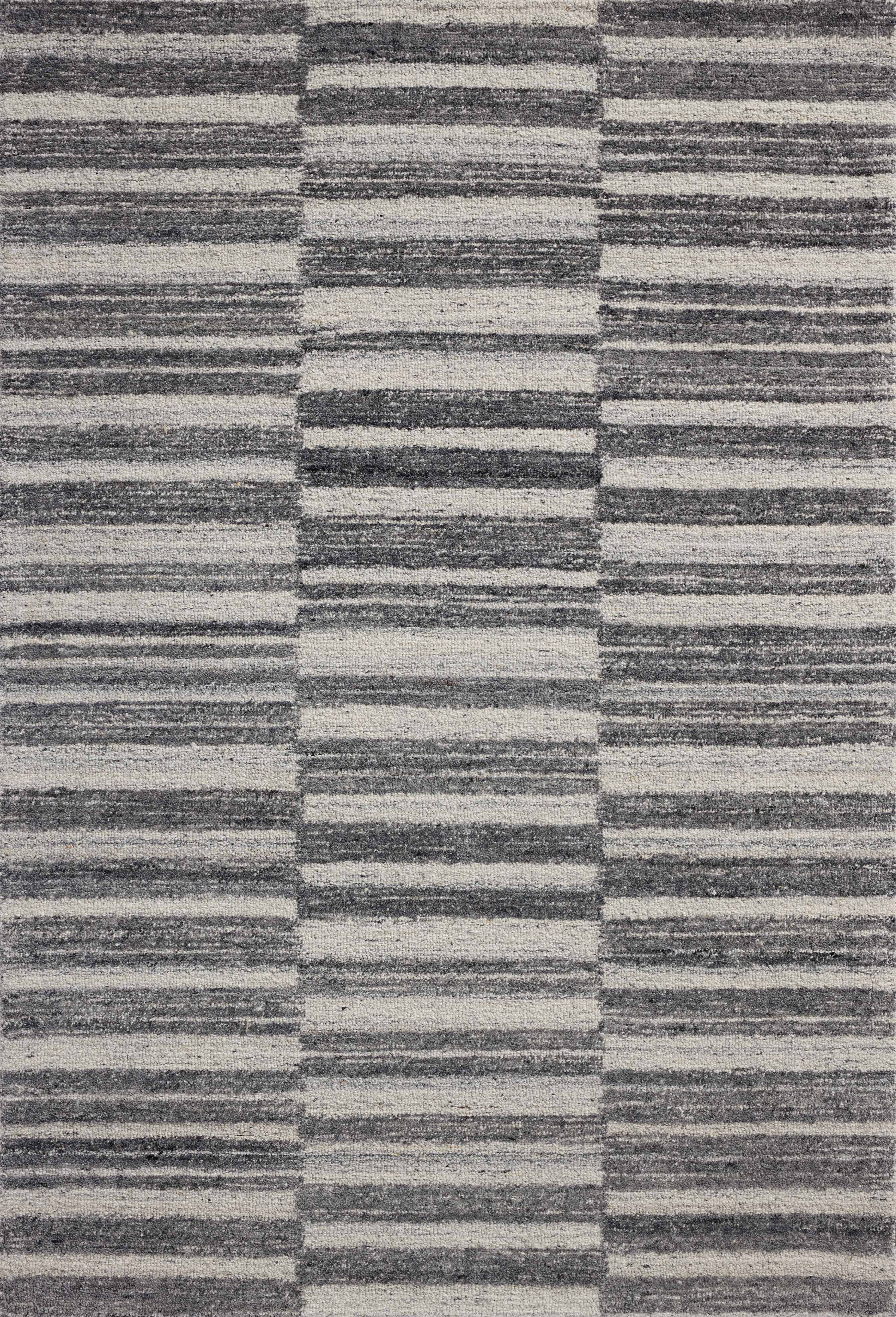 Magnolia Home by Joanna Gaines x Loloi | Rae Collection | Charcoal / Mist | RAE-02