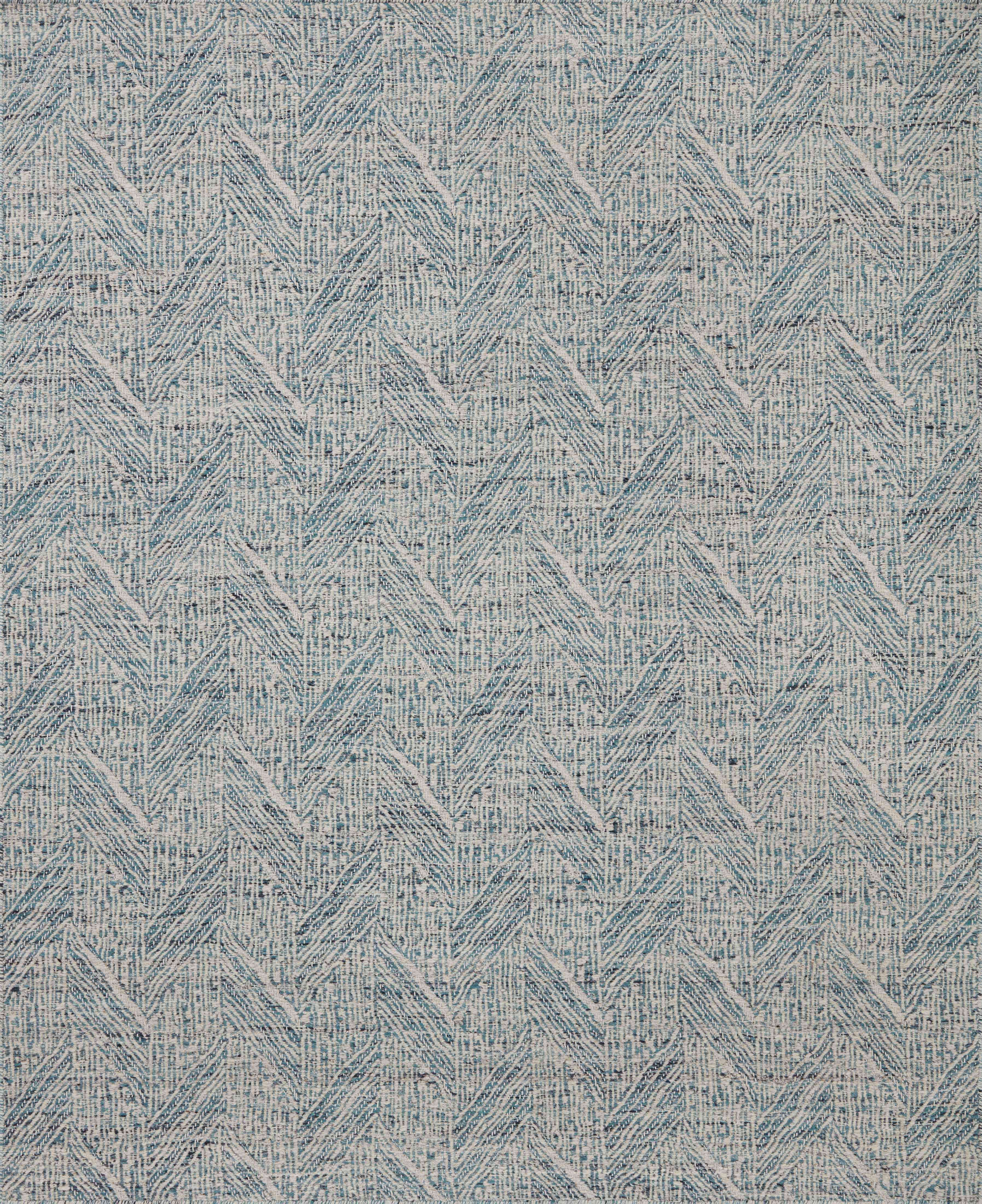 Loloi | Raven Collection | Blue / Ivory | RAV-01