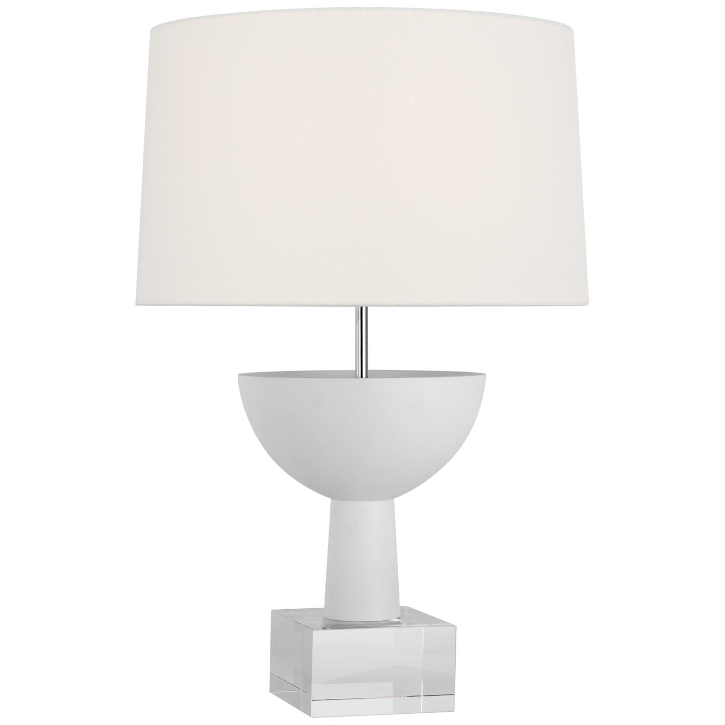 Eadan 26" Table Lamp | Plaster White | Linen Shade