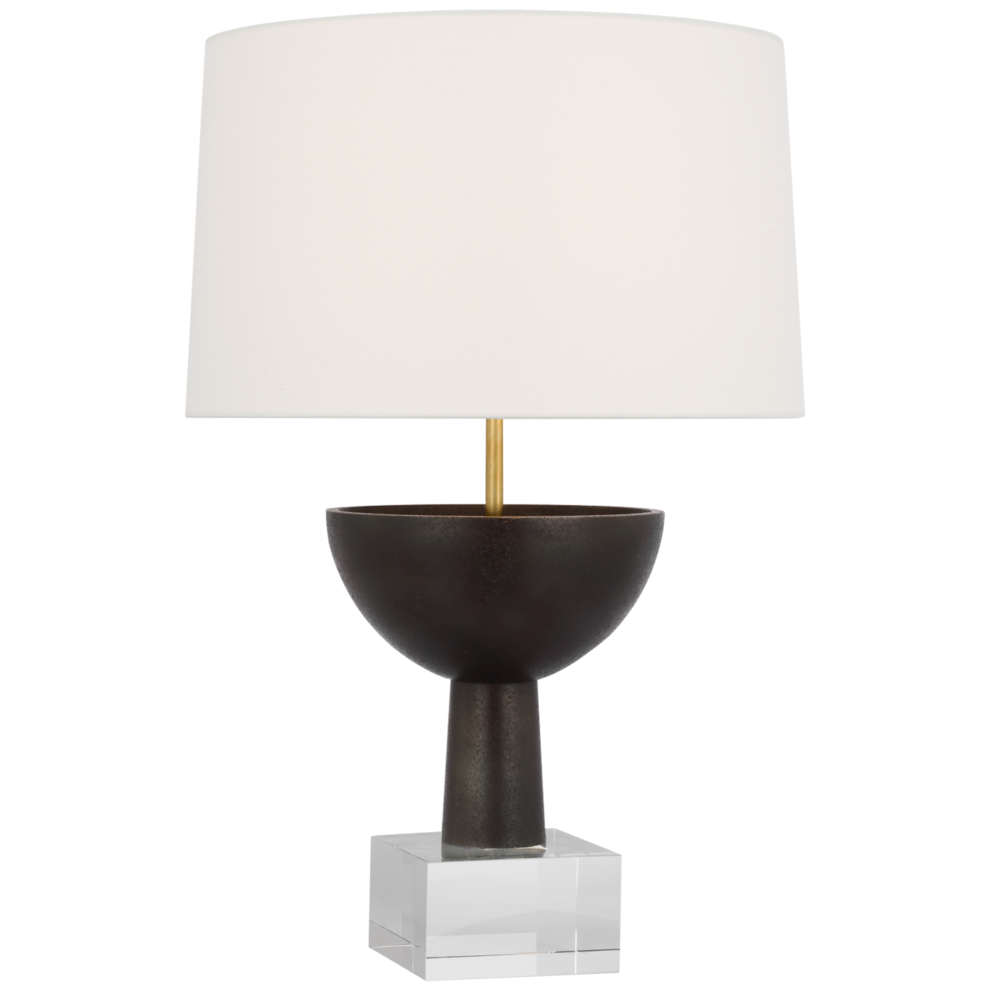 Eadan 26" Table Lamp | Warm Iron | Linen Shade