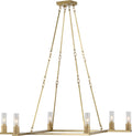 Beza Extra Large Chandelier | Antique Brass | Clear Glass
