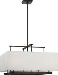 Jase Extra Large Hanging Shade | Warm Iron | Linen Shade