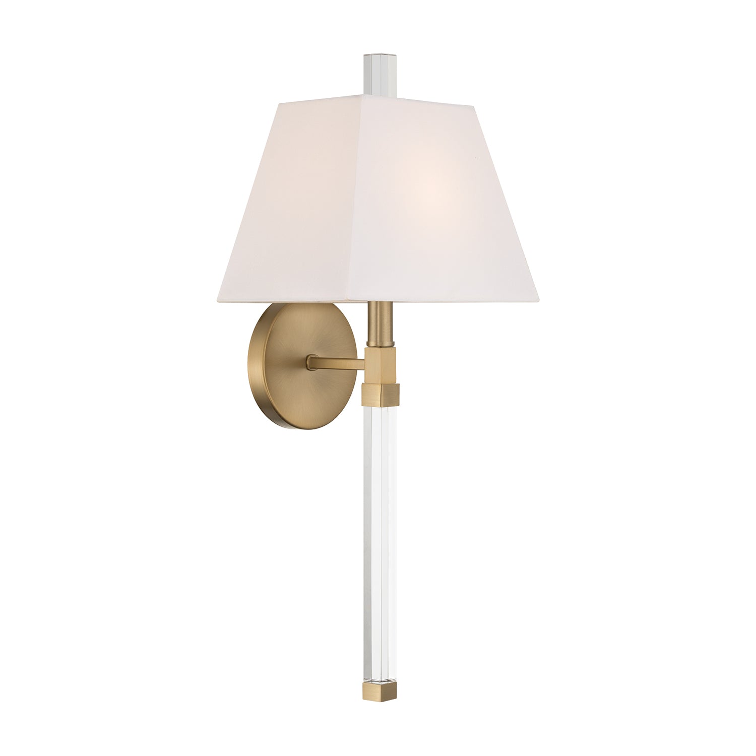 Renee 10'' Aged Brass Sconce