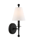 Riverdale 6'' Black Forged Sconce