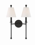 Riverdale 15'' Black Forged Sconce