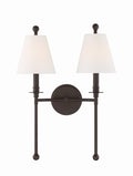 Riverdale 15'' Dark Bronze Sconce