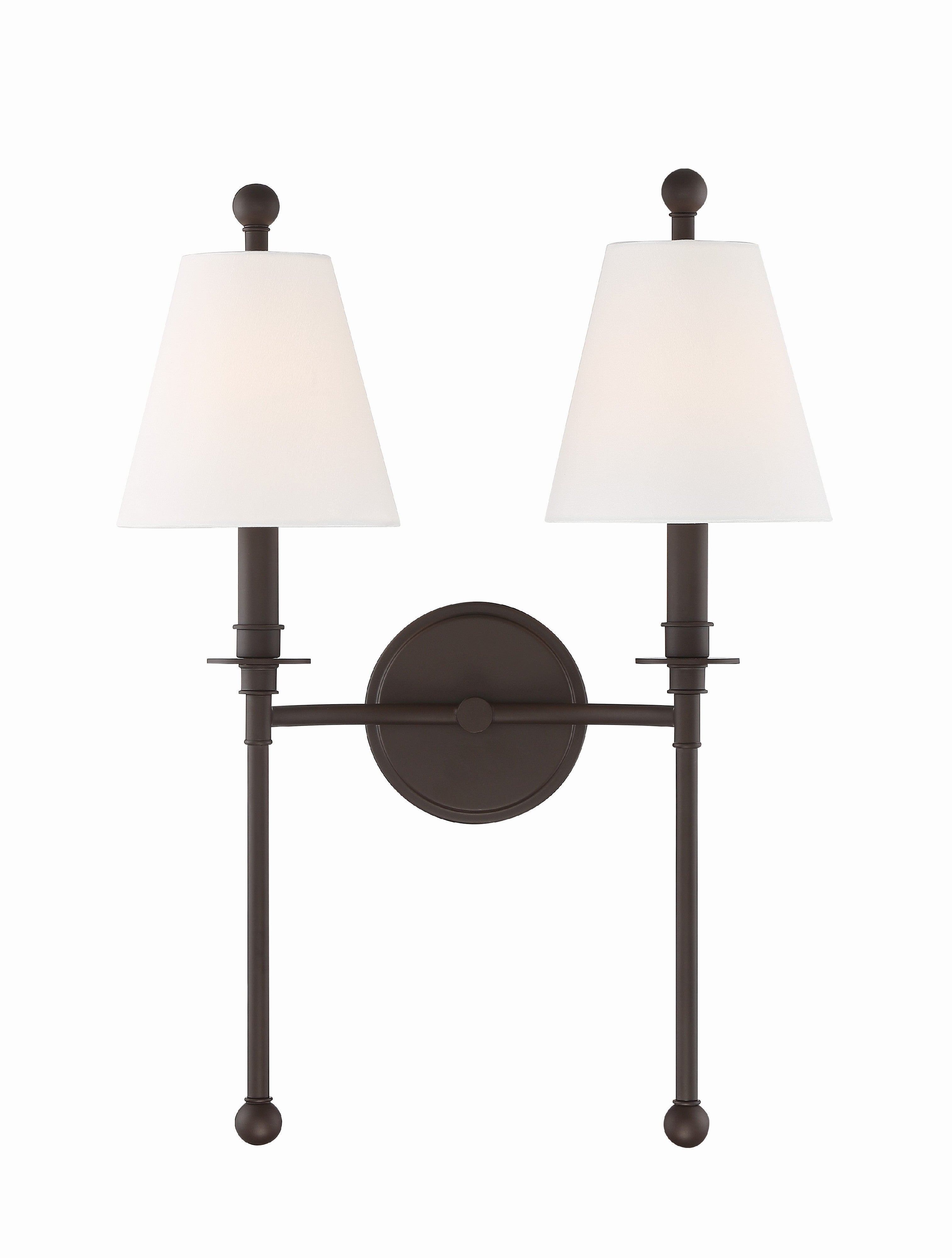 Riverdale 15'' Dark Bronze Sconce