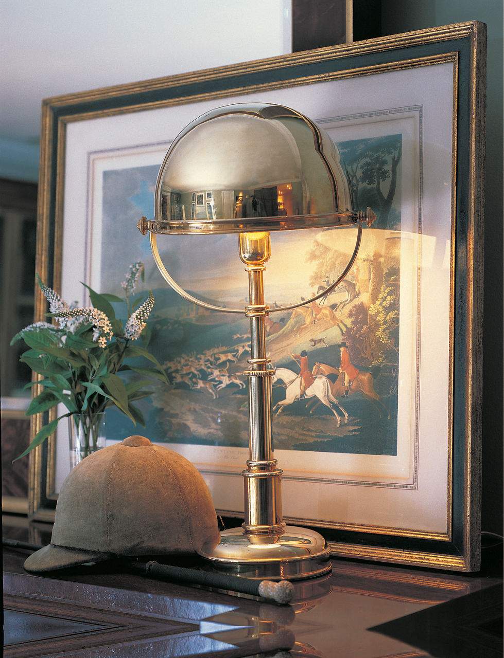 Carthage Table Lamp | Natural Brass