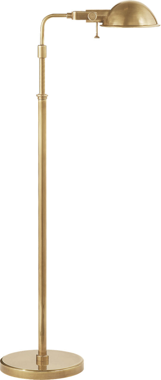 Fairfield Pharmacy Floor Lamp | Natural Brass