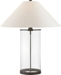 Modern Table Lamp | Bronze | White Paper Shade