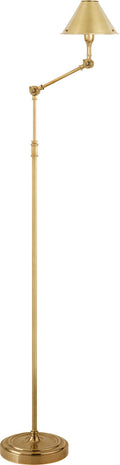 Anette Floor Lamp | Natural Brass