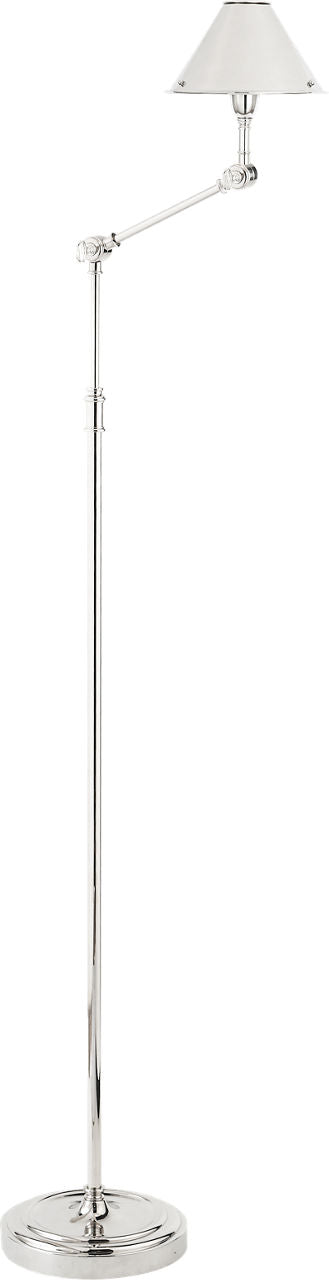 Anette Floor Lamp | Polished Nickel