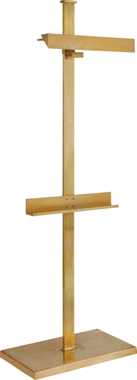 Langham Display Floor Lamp | Natural Brass