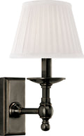 Payson Sconce | Bronze | Silk Shade