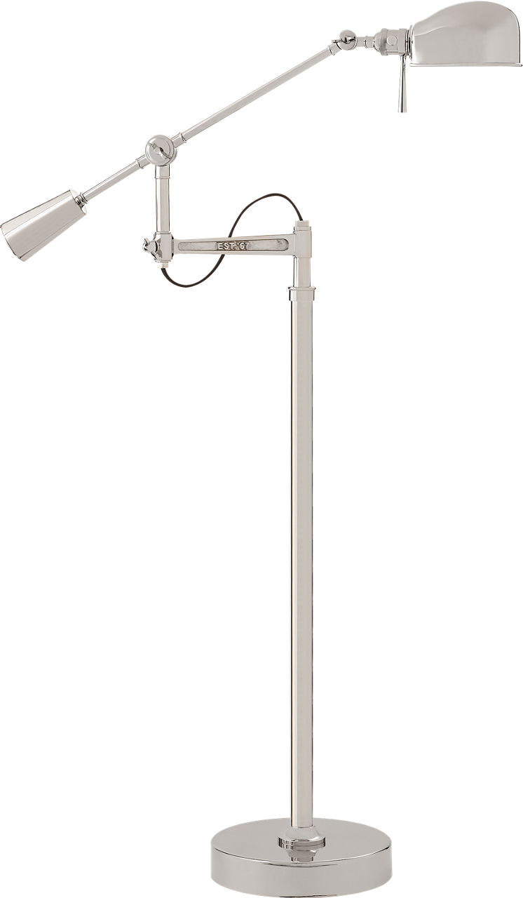 RL '67 Boom Arm Floor Lamp | Polished Nickel