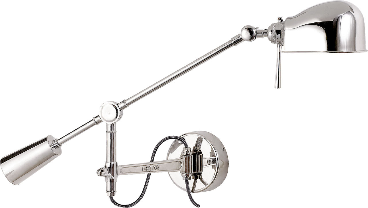 RL '67 Boom Arm Wall Lamp | Polished Nickel