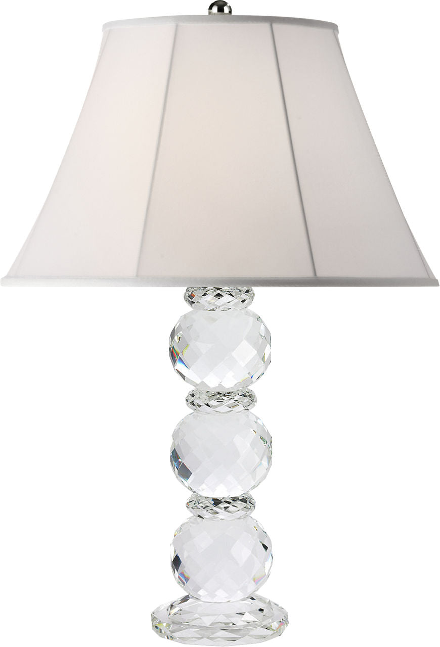 Daniela Table Lamp | Crystal | Silk Shade