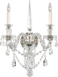 Daniela Medium Double Sconce | Crystal