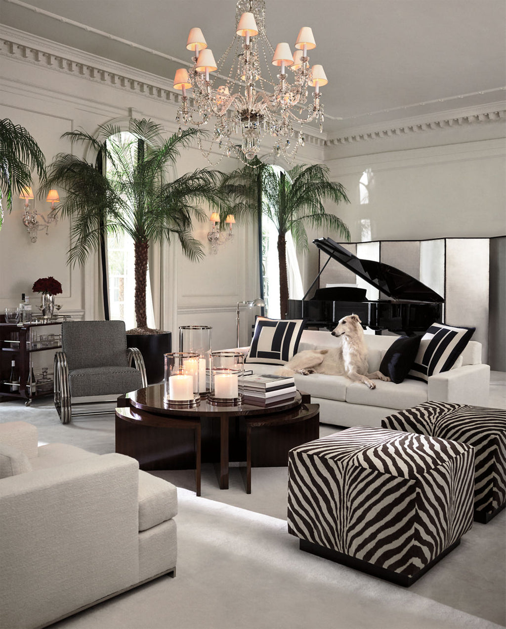 Daniela Two-Tier Chandelier | Crystal