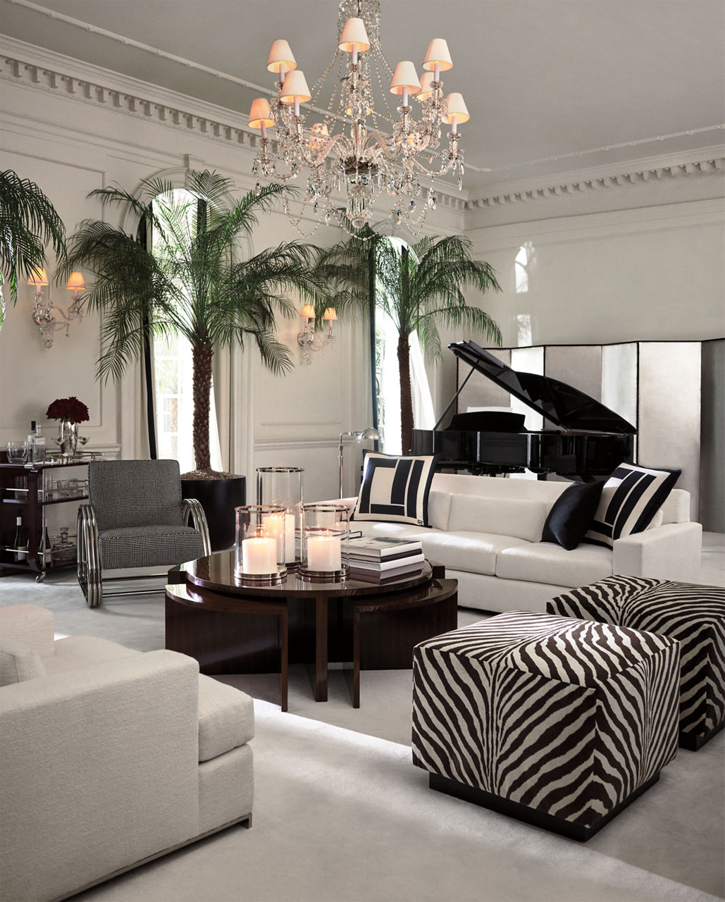 Daniela Two-Tier Chandelier | Crystal