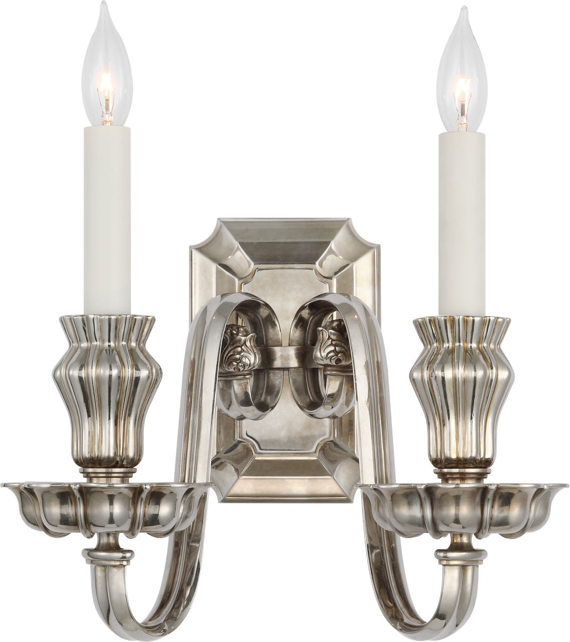 Falaise Double Sconce | Butler's Silver