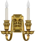 Falaise Double Sconce | Natural Brass