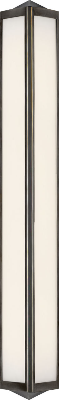 Geneva Large Sconce | Bronze | White Glass