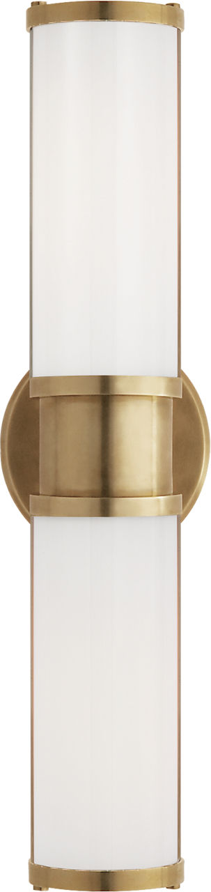 Lichfield Double Sconce | Natural Brass