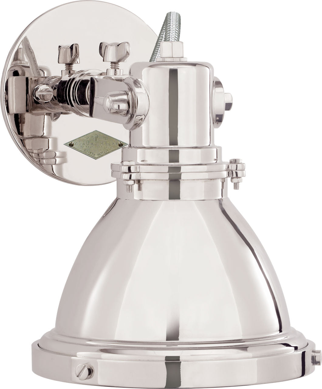 Fulton Small Sconce | Polished Nickel