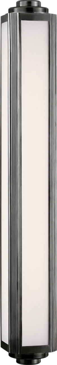 Keating Large Sconce | Bronze | White Glass