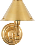 Anette Single Sconce | Natural Brass