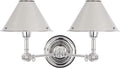 Anette Double Sconce | Polished Nickel