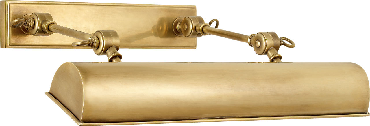 Anette 16" Picture Light | Natural Brass