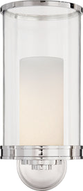 Modern Hurricane Sconce | Polished Nickel
