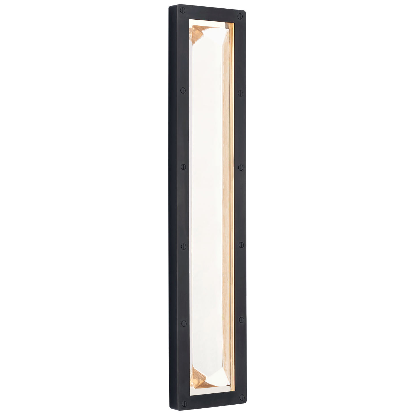 Rolland 27" Sconce | Bronze and Crystal