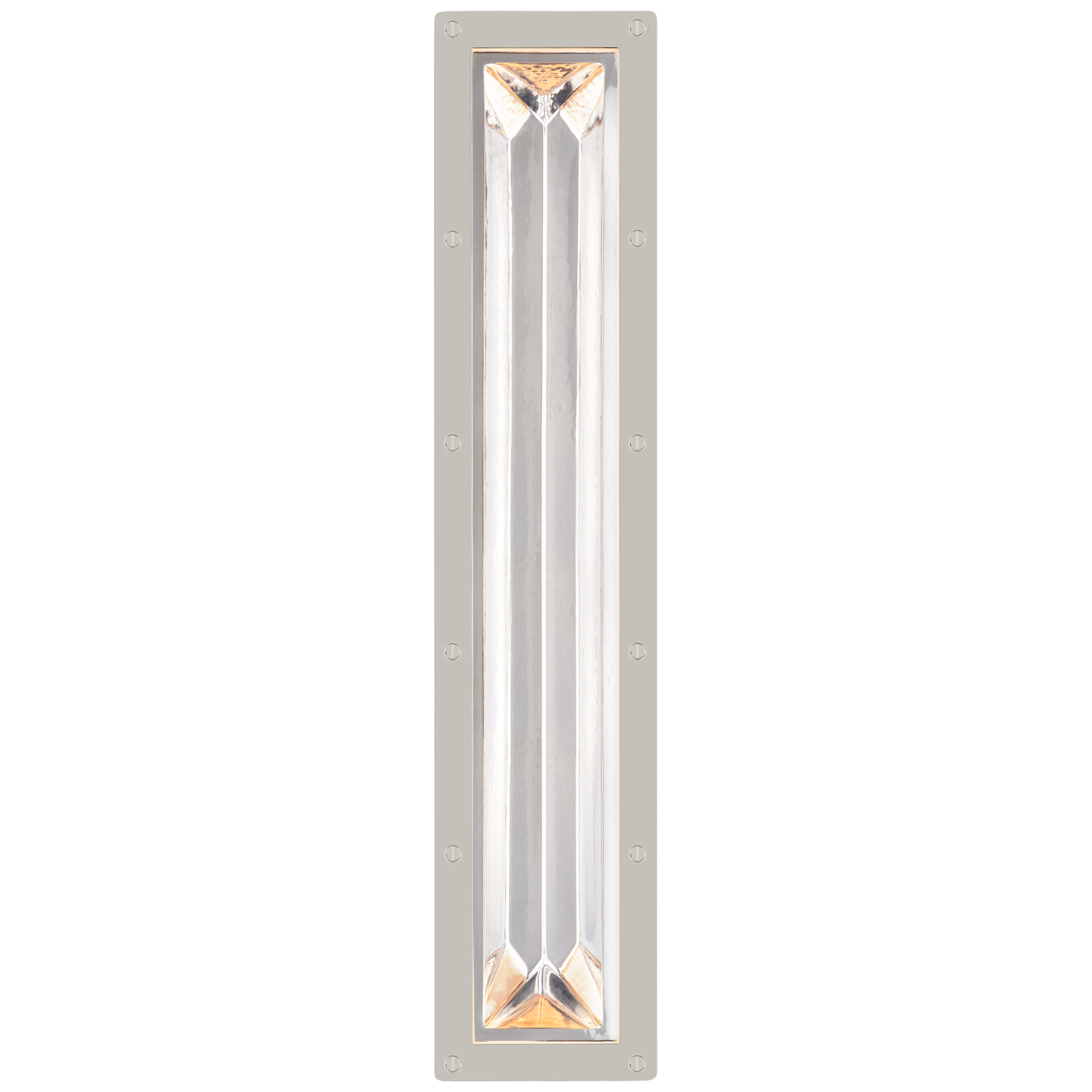 Rolland 27" Sconce | Polished Nickel and Crystal
