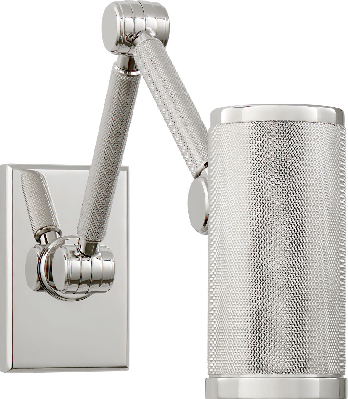 Barrett Mini Double Arm Bed Light | Polished Nickel