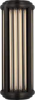 Perren Small Wall Sconce | Bronze and Glass Rods