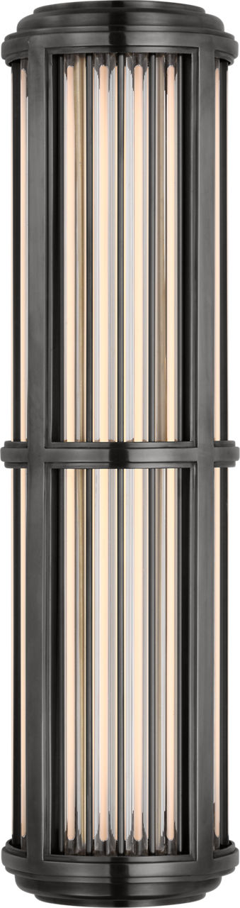 Perren Medium Wall Sconce | Bronze and Glass Rods