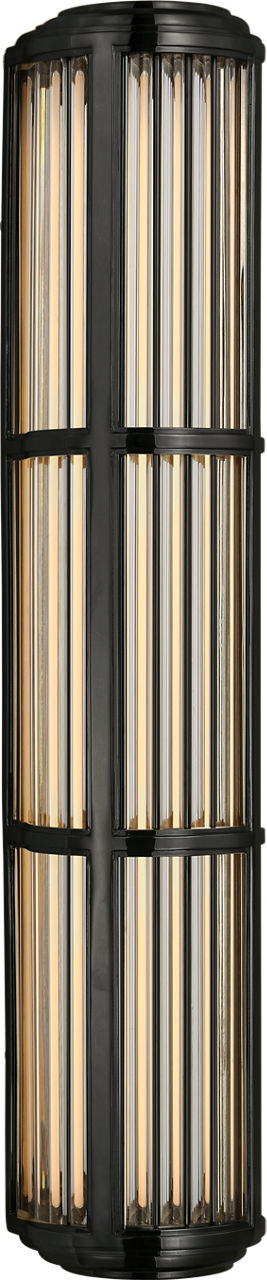 Perren Large Wall Sconce | Bronze and Glass Rods