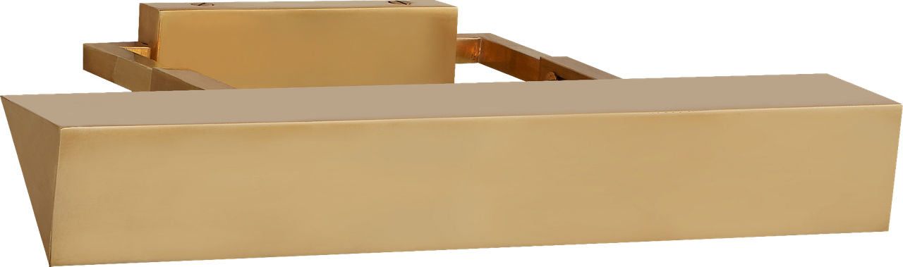 Langham Small Picture Light | Natural Brass