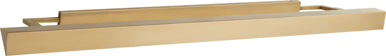 Langham Large Picture Light | Natural Brass