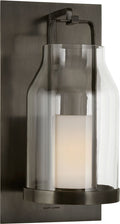 Ollie Small Wall Lantern | Bronze | Clear Glass