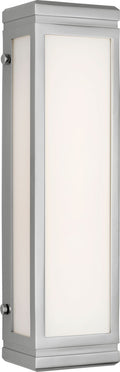 Hayles 17" Bath Light | Polished Nickel | White Glass