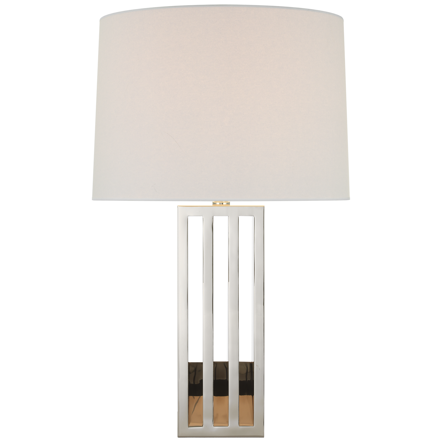 Penrose 29" Table Lamp | Polished Nickel | White Paper Shade