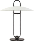 Cara Sculpted Table Lamp | Bronze | Plaster White Shade