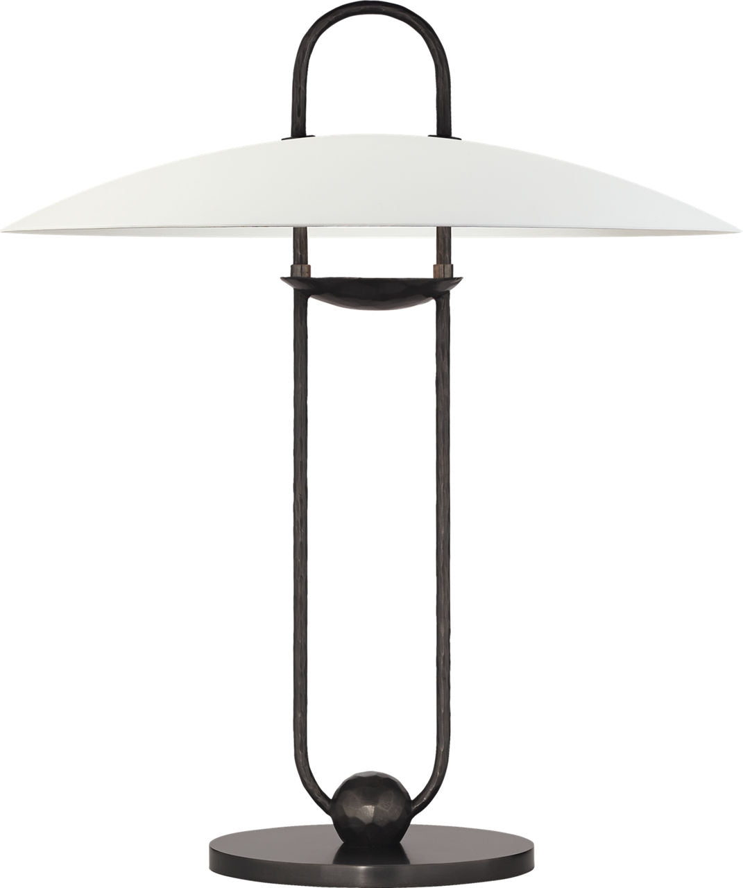 Cara Sculpted Table Lamp | Bronze | Plaster White Shade
